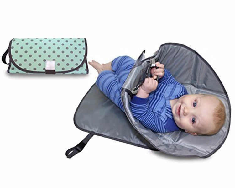 Portable Waterproof Baby Changing Mat & Organizer