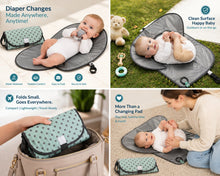 Portable Waterproof Baby Changing Mat & Organizer