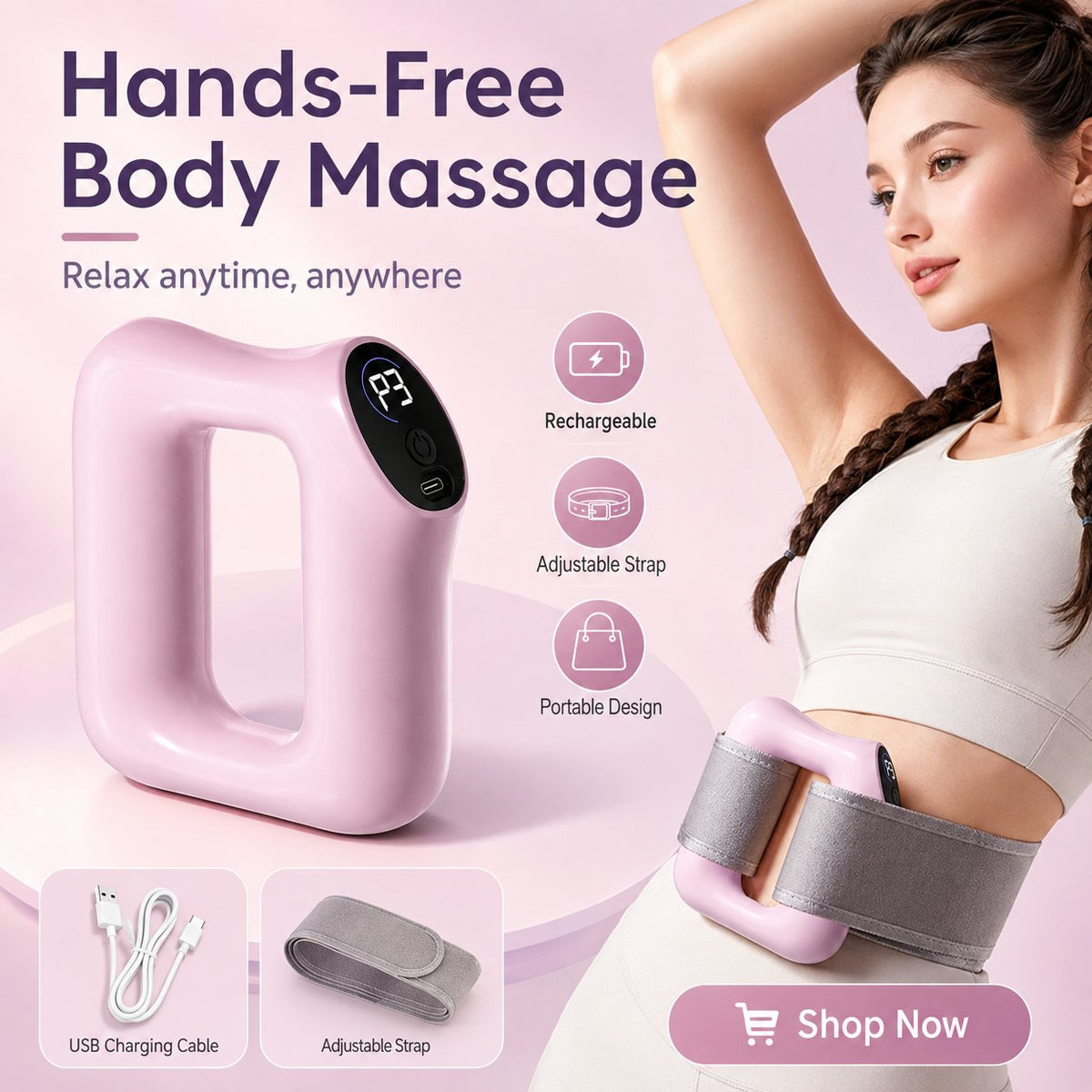 Rechargeable Vibration Massage Ring